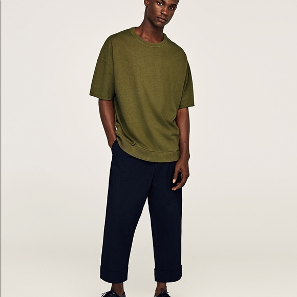 Zara Men Oversized sweatshirt -size M (BNWT) - Picture 2 of 9